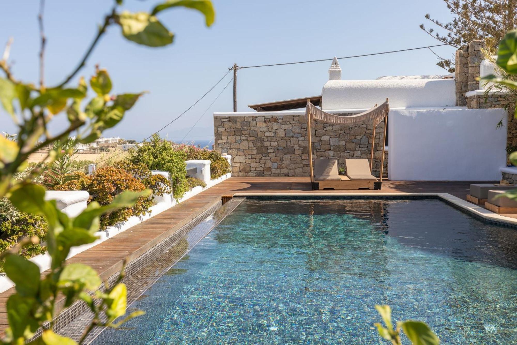 Myconian Platinum Senior & Deluxe Villas Kalafatis Exterior foto