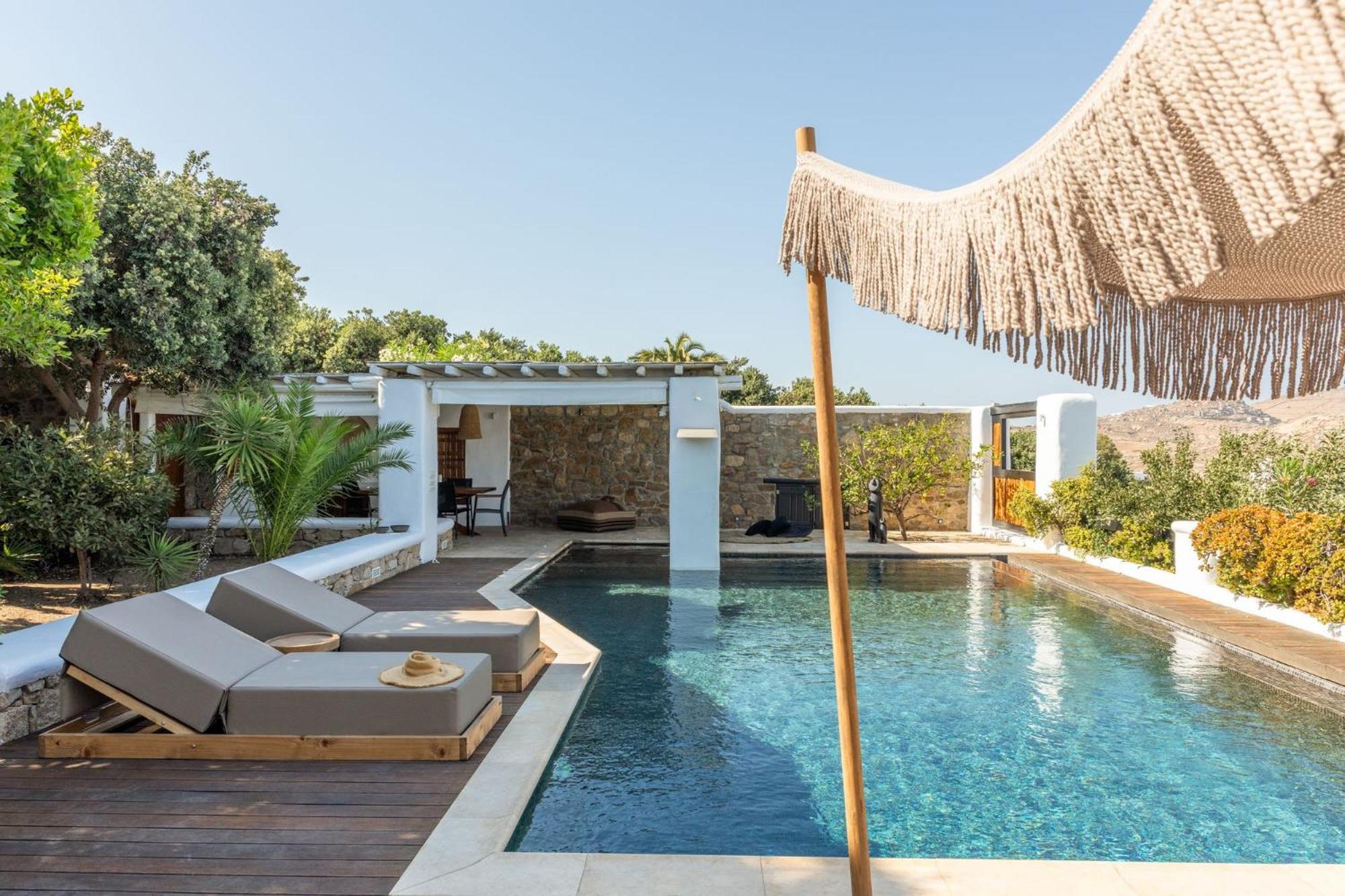 Myconian Platinum Senior & Deluxe Villas Kalafatis Exterior foto